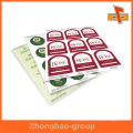 Guangzhou Hersteller Großhandel Druck-und Verpackungsmaterial benutzerdefinierte Sticky Nagellack Label mit Ihrem Design